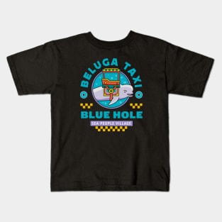 Beluga Taxi Emblem Kids T-Shirt